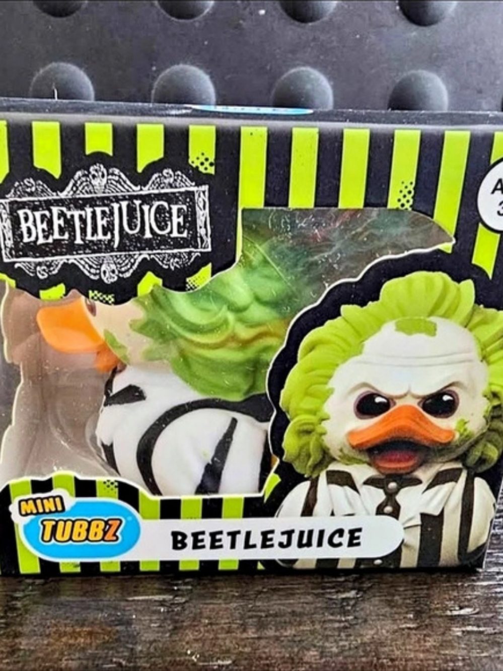 New Mini TUBBZ Beetlejuice Halloween Collectible Rubber Duck Vinyl Figure